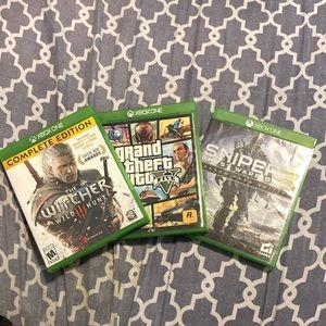 Xbox One games. 25 for each OBO